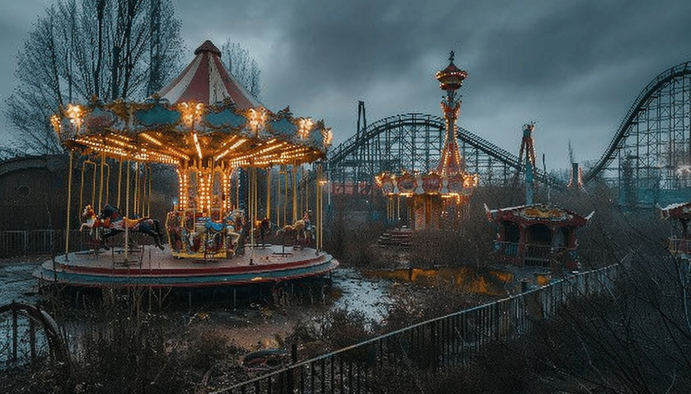 Le charme discret des parcs d'attractions abandonnés